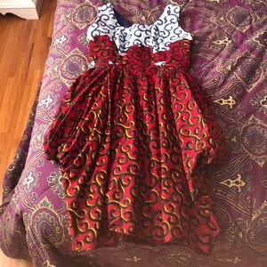 Ankara Dress designed and handmade in Nigeria